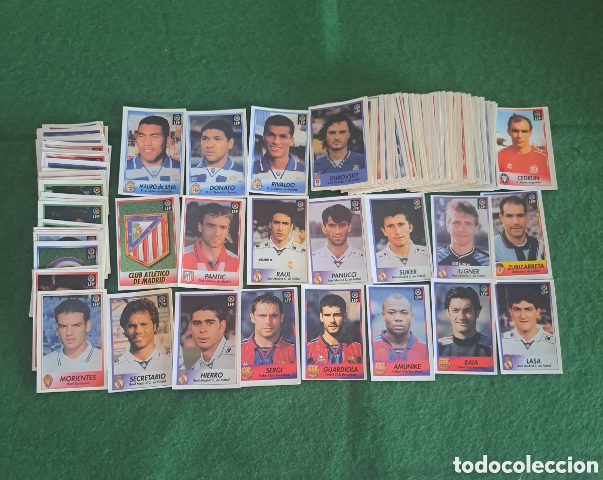 Cromos de F&uacute;tbol: 133 cromos Bollycao Liga 96-97