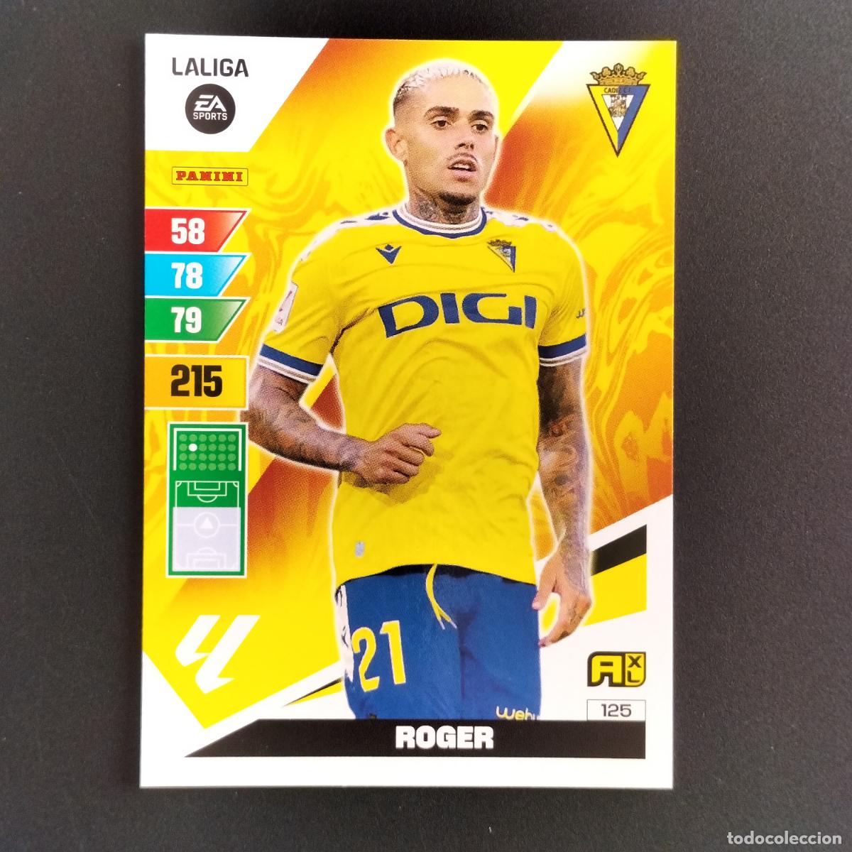 Cromos de F&uacute;tbol: 125 ROGER CADIZ CROMOS ADRENALYN XL LALIGA CARD 2023 2024 23 214 PANINI