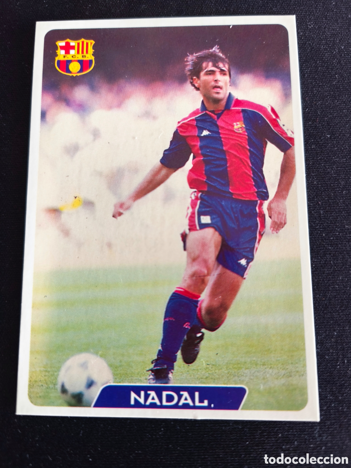 Cromos de F&uacute;tbol: 63 Nadal Barcelona LAS FICHAS DE LA LIGA MUNDICROMO 1995 1996 95 96