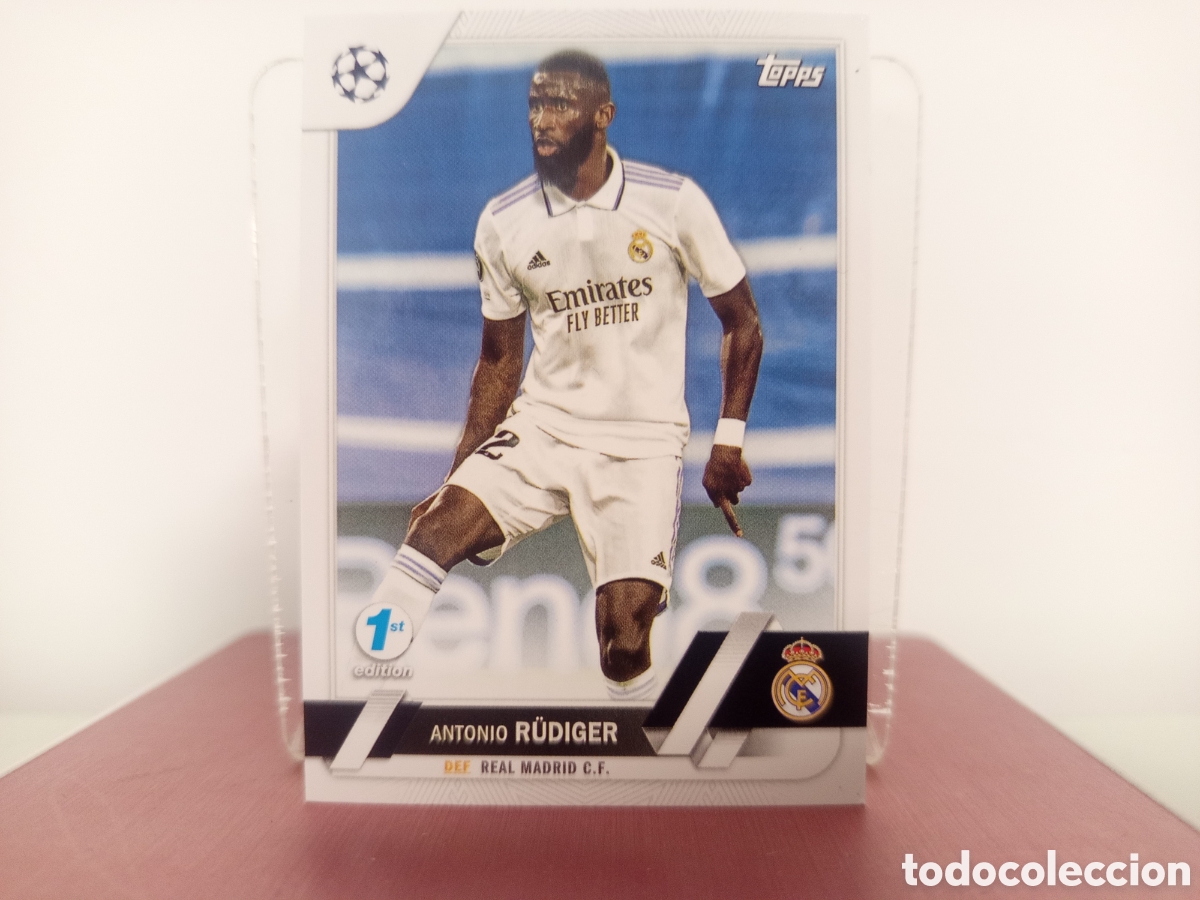Fu&szlig;ball-Sticker: ❇️ CROMO ⚽ R&Uuml;DIGER REAL MADRID TOPPS UEFA CHAMPIONS LEAGUE 2023 23 24 ❇️