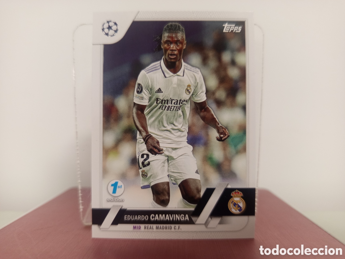 Fu&szlig;ball-Sticker: ❇️ CROMO ⚽ CAMAVINGA REAL MADRID TOPPS CHROME 2023 2024 ❇️