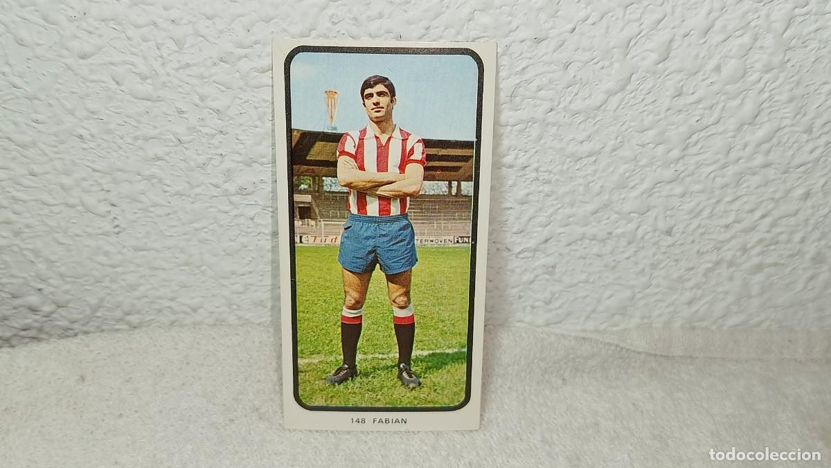 Cromos de F&uacute;tbol: ANTIGUO CROMO N&ordm; 148 FABIAN SPORTING GIJON RUIZ ROMERO CAMPEONATOS NACIONALES FUTBOL 1973 - 74
