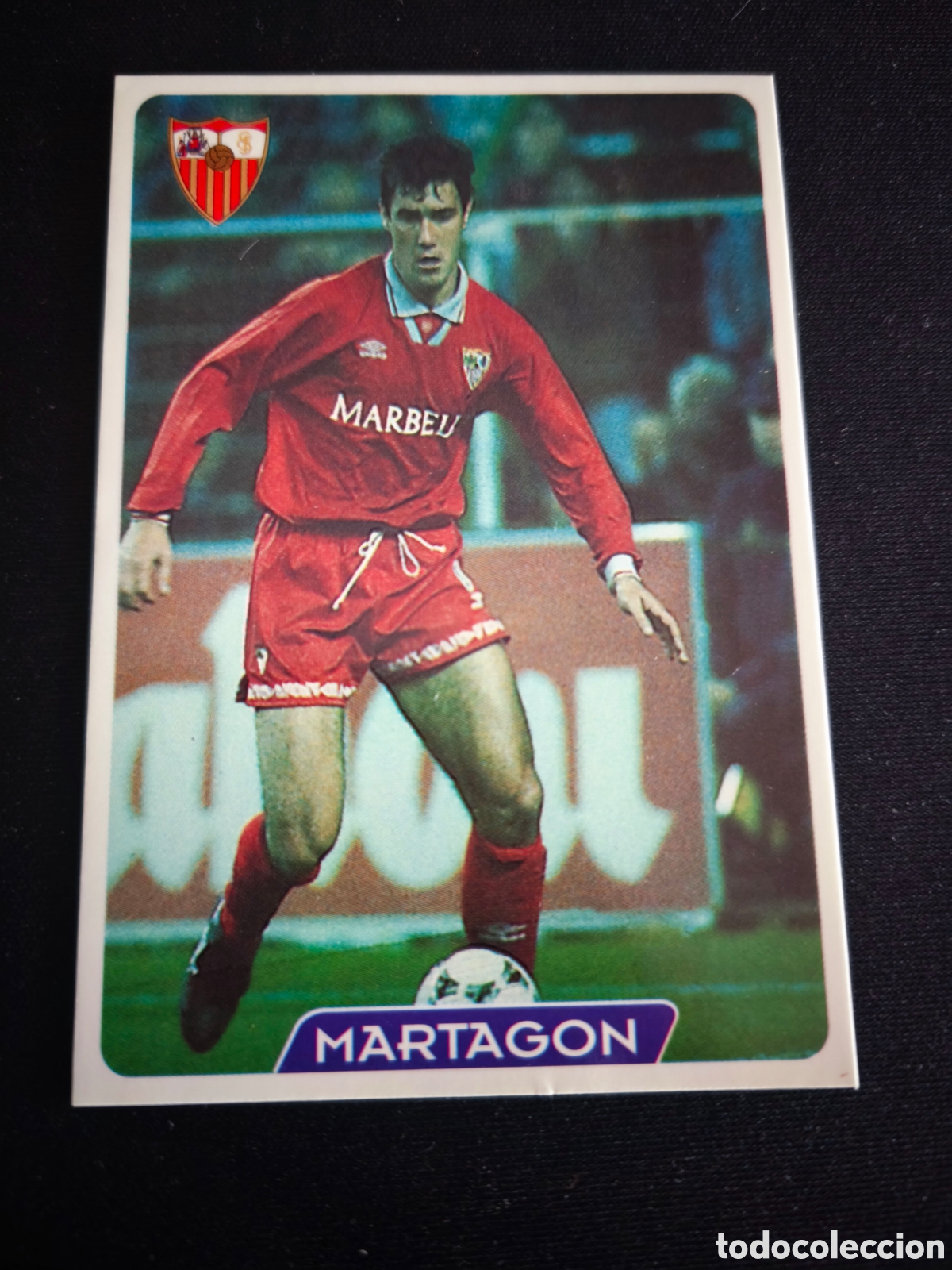 Cromos de F&uacute;tbol: 78 Martagon Sevilla LAS FICHAS DE LA LIGA MUNDICROMO 1995 1996 95 96
