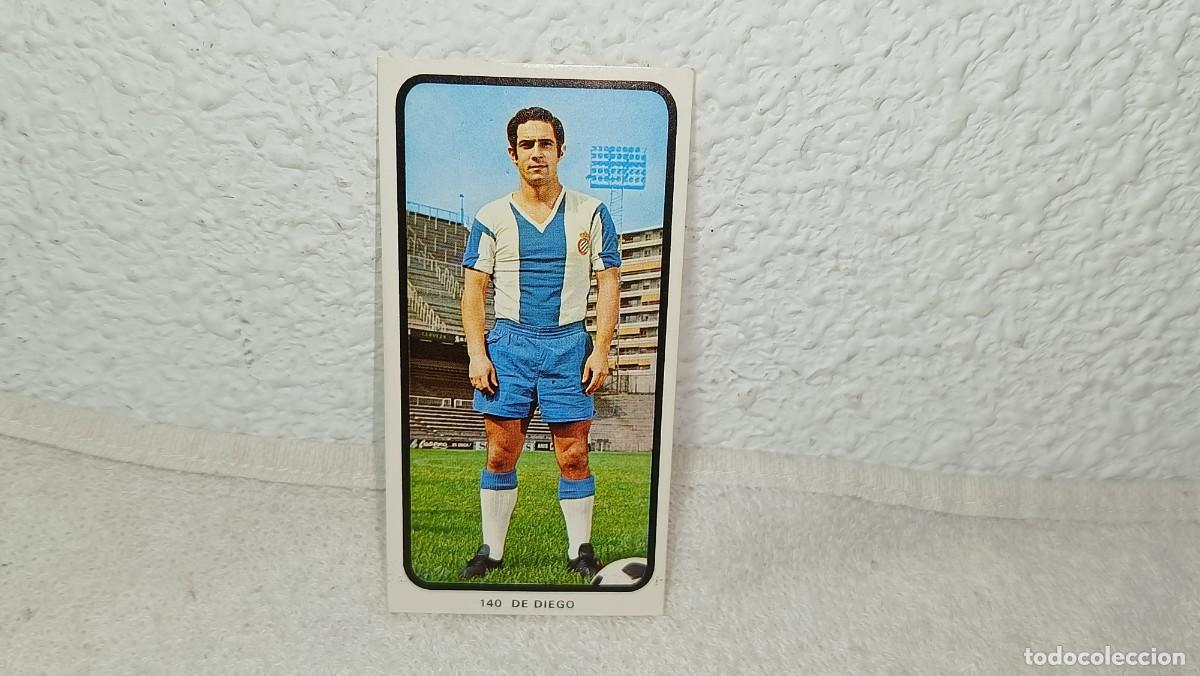 Cromos de F&uacute;tbol: ANTIGUO CROMO N&ordm; 140 DE DIEGO ESPA&Ntilde;OL C.F RUIZ ROMERO CAMPEONATOS NACIONALES FUTBOL 1973 - 74