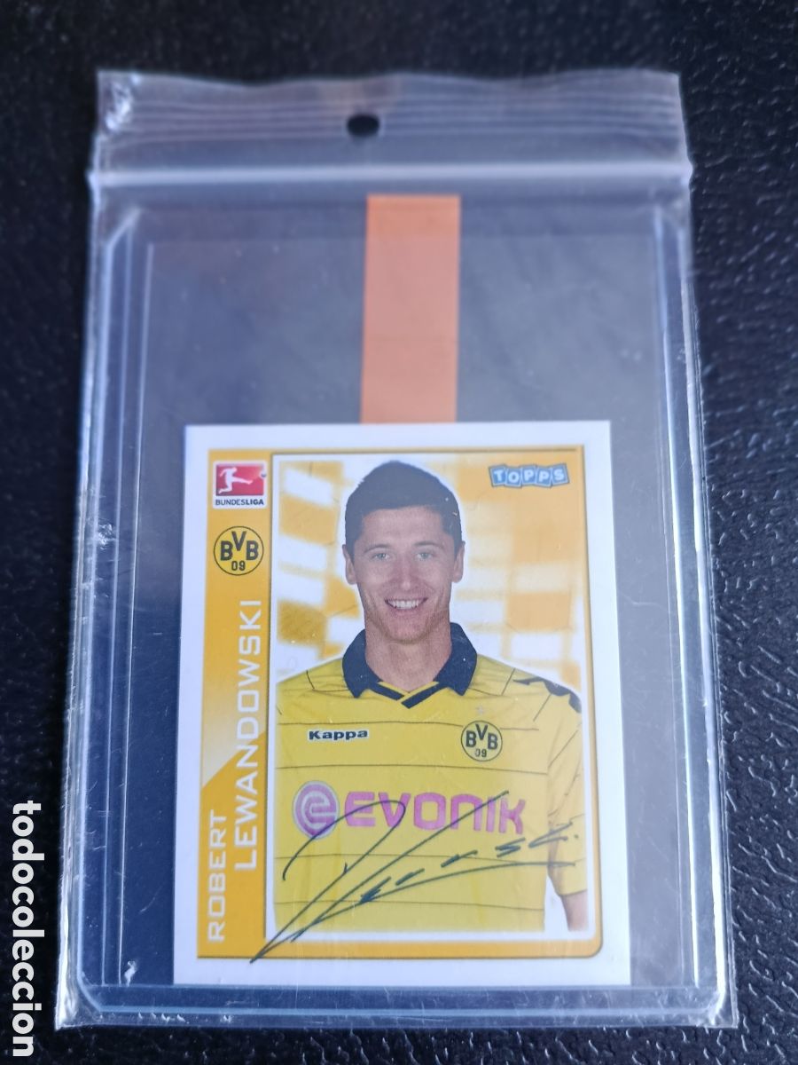 Cromos de F&uacute;tbol: CROMO N&ordm; 43 TOPPS STICKERS - BUNDESLIGA FUTBOL ALEMANIA - ROBERT LEWANDOWSKI