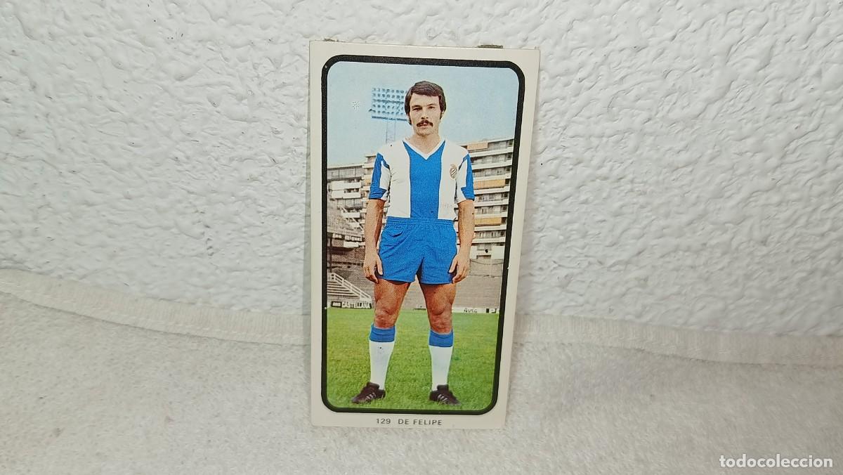 Cromos de F&uacute;tbol: ANTIGUO CROMO N&ordm; 129 DE FELIPE ESPA&Ntilde;OL C.F RUIZ ROMERO CAMPEONATOS NACIONALES FUTBOL 1973 - 74