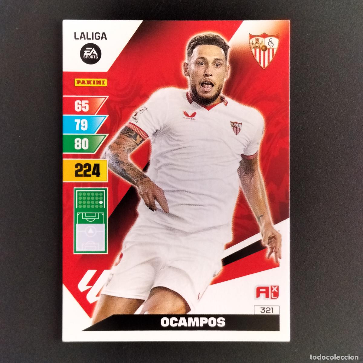 Cromos de F&uacute;tbol: 321 OCAMPOS SEVILLA CROMOS ADRENALYN XL LALIGA CARD 2023 2024 23 214 PANINI