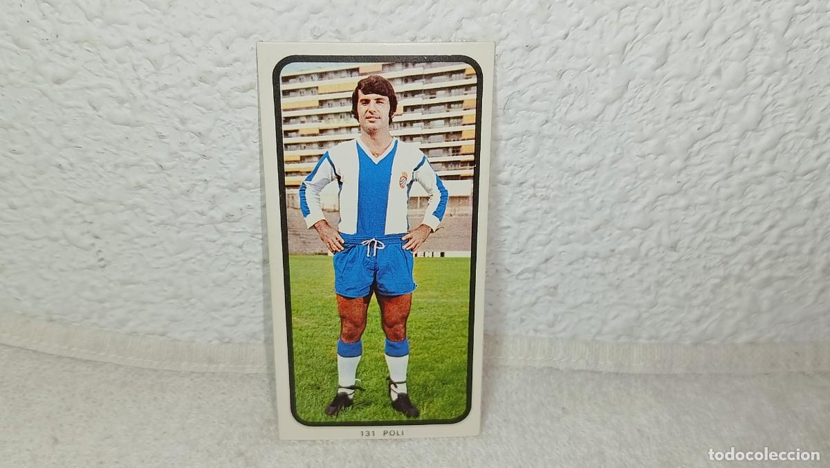 Cromos de F&uacute;tbol: ANTIGUO CROMO N&ordm; 131 POLI ESPA&Ntilde;OL C.F RUIZ ROMERO CAMPEONATOS NACIONALES FUTBOL 1973 - 74