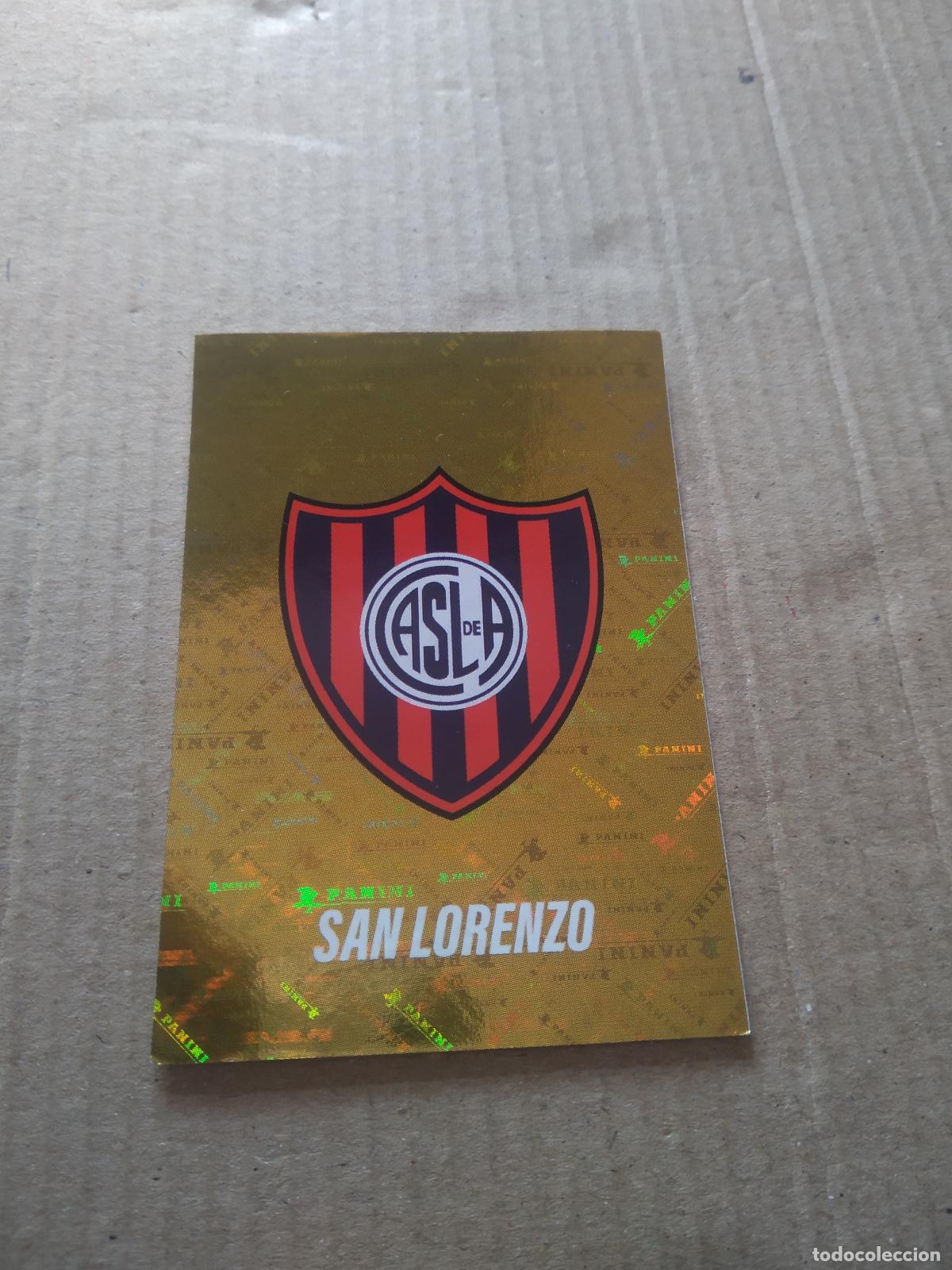 Cromos de F&uacute;tbol: 378 ESCUDO SAN LORENZO CROMO FUTBOL ARGENTINO PANINI LIGA ARGENTINA 2023