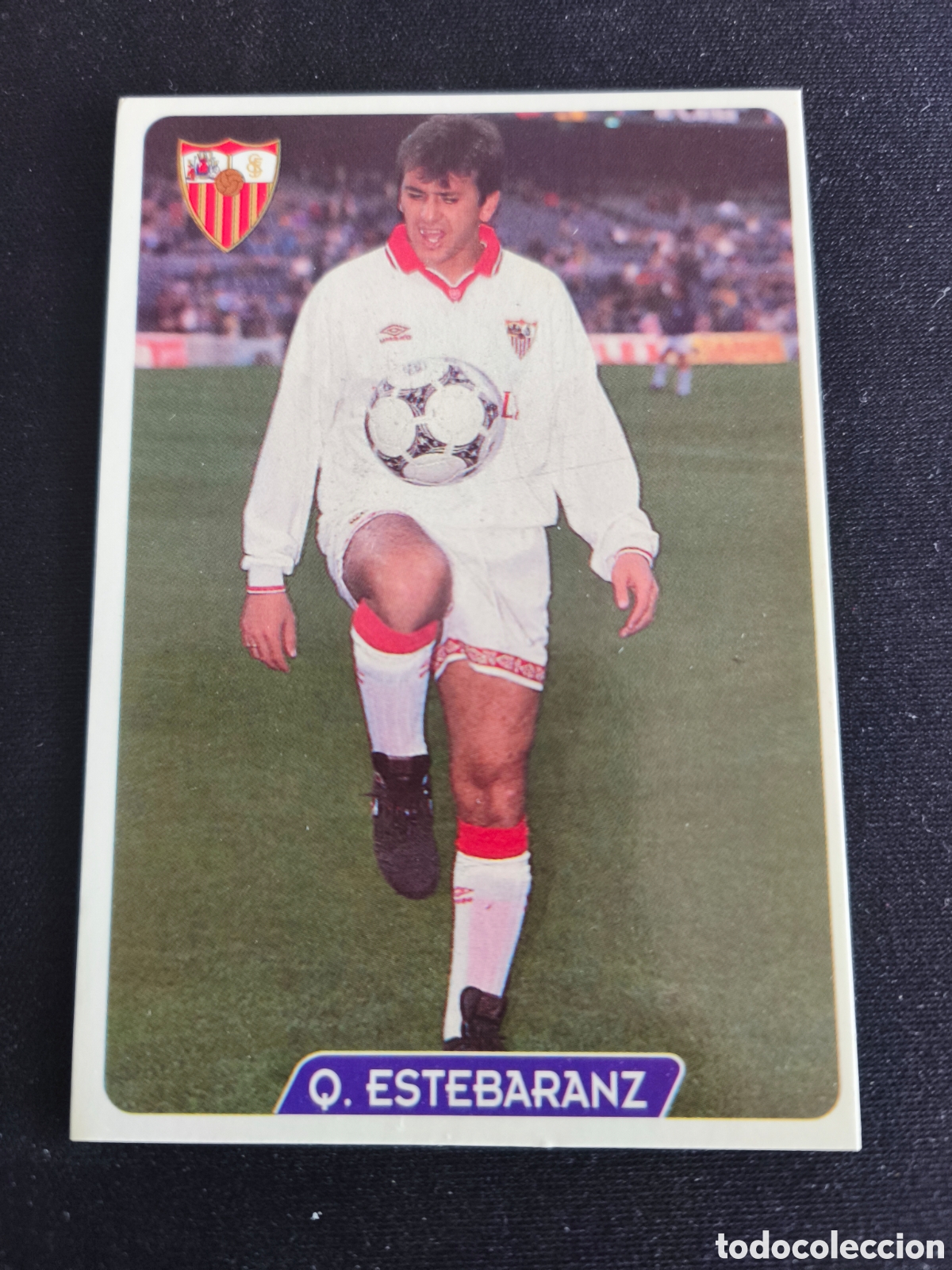 Cromos de F&uacute;tbol: 84 Estebaranz Sevilla LAS FICHAS DE LA LIGA MUNDICROMO 1995 1996 95 96