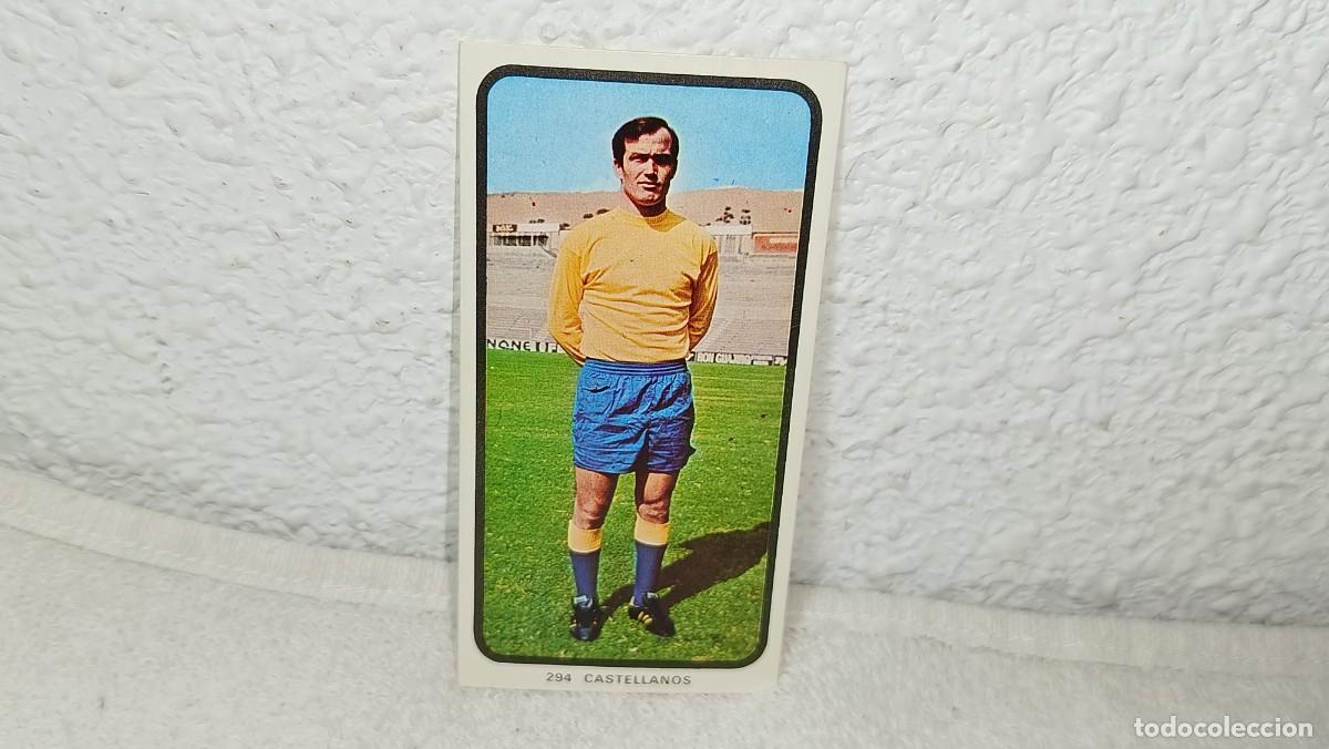 Cromos de F&uacute;tbol: ANTIGUO CROMO N&ordm; 294 CASTELLANOS LAS PALMAS C.F RUIZ ROMERO CAMPEONATOS NACIONALES FUTBOL 1973 - 74