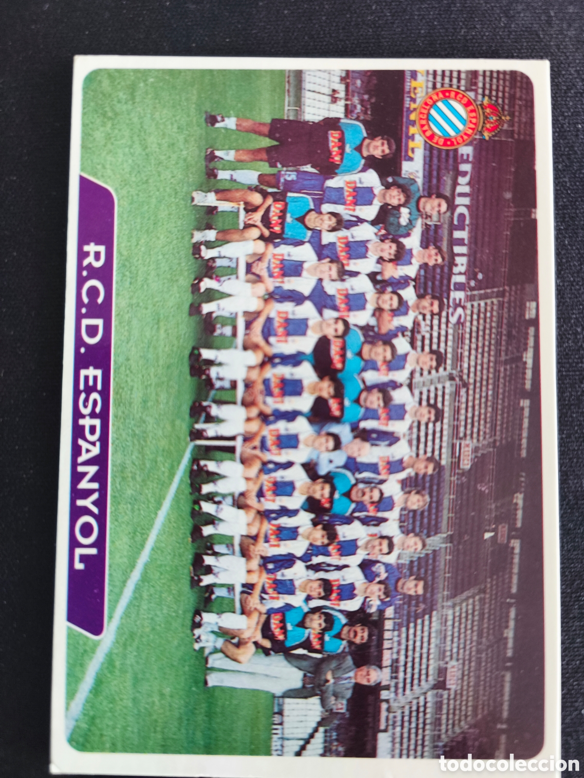 Fu&szlig;ball-Sticker: 91 Plantilla Espanyol LAS FICHAS DE LA LIGA MUNDICROMO 1995 1996 95 96