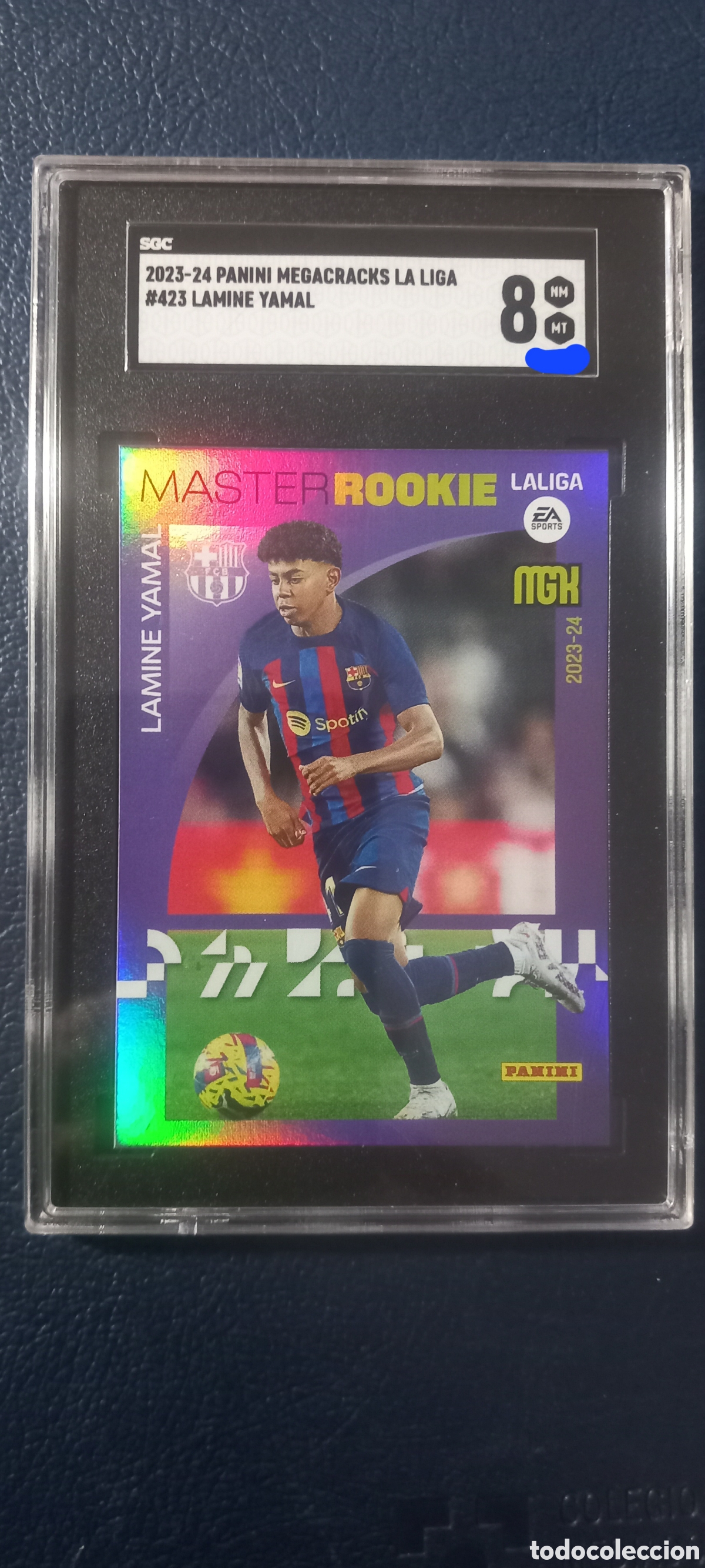 Cromos de F&uacute;tbol: Lamine Yamal MASTER ROOKIE GRADEADA SGC 8