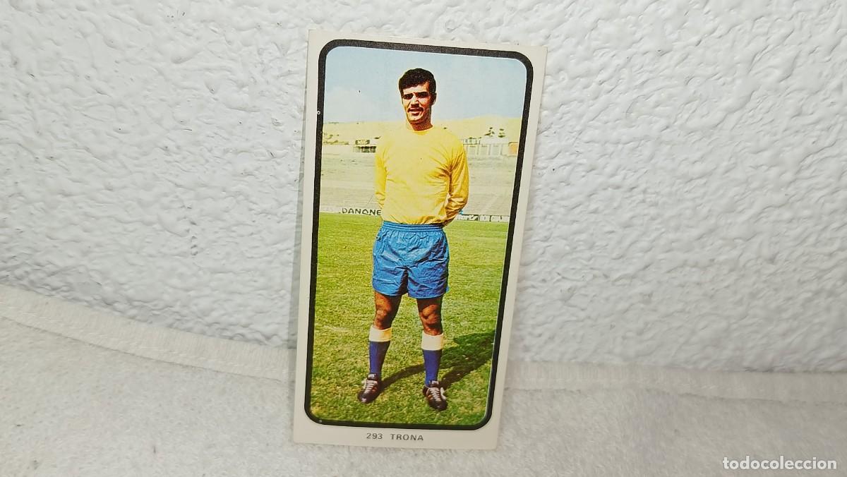 Fu&szlig;ball-Sticker: ANTIGUO CROMO N&ordm; 293 TRONA LAS PALMAS C.F RUIZ ROMERO CAMPEONATOS NACIONALES FUTBOL 1973 - 74