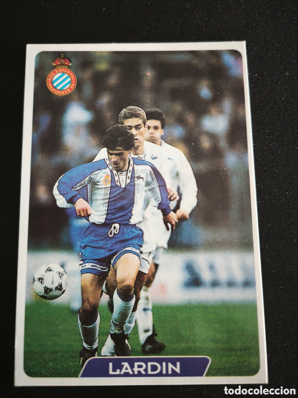 Fu&szlig;ball-Sticker: 103 Lardin Espanyol LAS FICHAS DE LA LIGA MUNDICROMO 1995 1996 95 96
