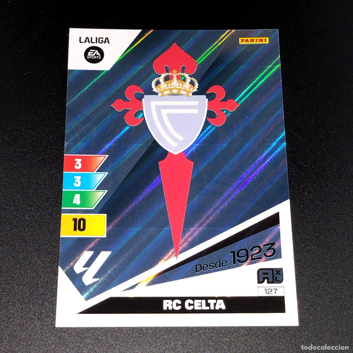 Cromos de F&uacute;tbol: 127 ESCUDO LOGO CELTA VIGO CROMOS ADRENALYN XL LALIGA CARD 2023 2024 23 24 PANINI