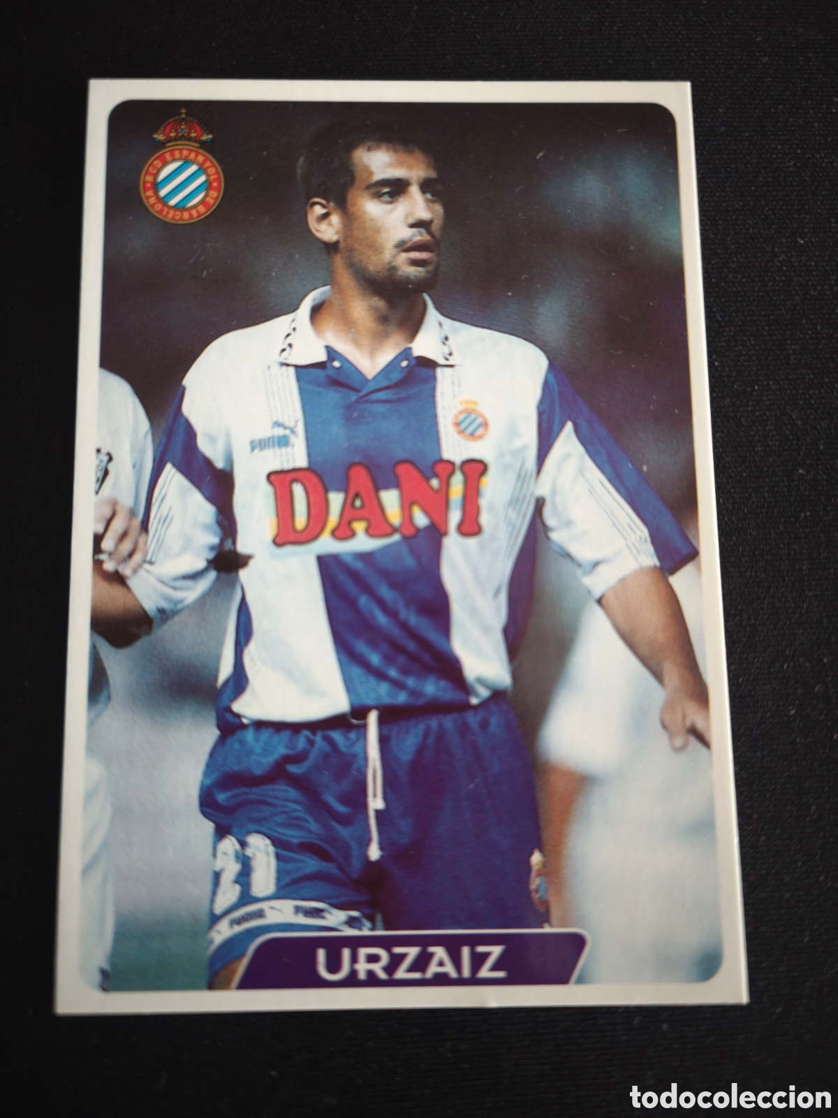 Cromos de F&uacute;tbol: 107 Urzaiz Espanyol LAS FICHAS DE LA LIGA MUNDICROMO 1995 1996 95 96
