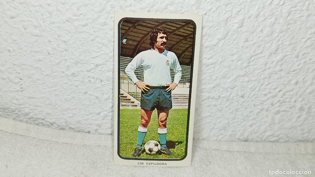 Cromos de F&uacute;tbol: ANTIGUO CROMO N&ordm; 238 ESPILDORA RACING SANTANDER RUIZ ROMERO CAMPEONATOS NACIONALES FUTBOL 1973 - 74