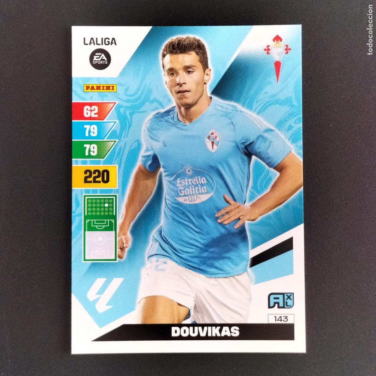 Cromos de F&uacute;tbol: 143 DOUVIKAS CELTA VIGO CROMOS ADRENALYN XL LALIGA CARD 2023 2024 23 214 PANINI