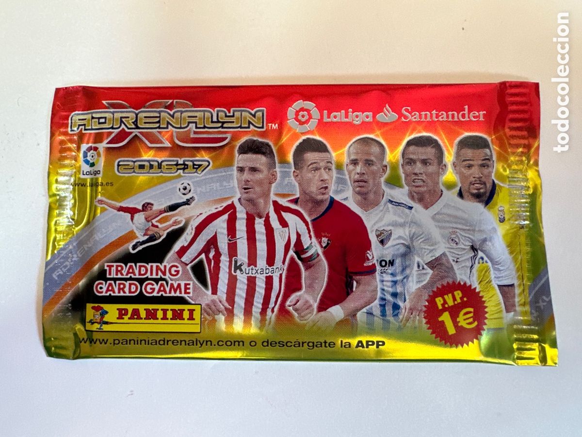 Fu&szlig;ball-Sticker: SOBRE SIN ABRIR (MODELO SALE CRISTIANO RONALDO) ADRENALYN 2016-2017 16 17 PANINI TRADING CARDS
