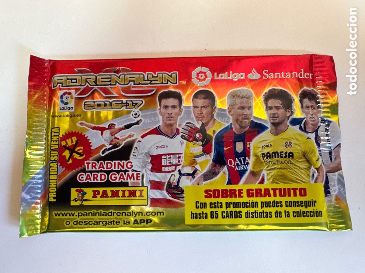 Cromos de F&uacute;tbol: SOBRE SIN ABRIR PROMOCIONAL ADRENALYN 2016-2017 16 17 PANINI TRADING CARDS
