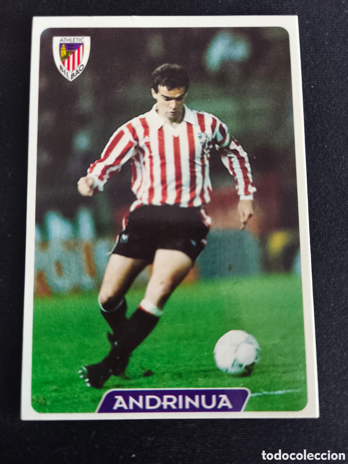 Cromos de F&uacute;tbol: 135 Andrinua Athletic Club LAS FICHAS DE LA LIGA MUNDICROMO 1995 1996 95 96