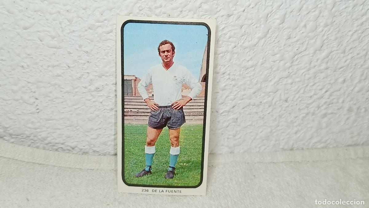 Cromos de F&uacute;tbol: ANTIGUO CROMO 236 DE LA FUENTE RACING SANTANDER RUIZ ROMERO CAMPEONATOS NACIONALES FUTBOL 1973 - 74