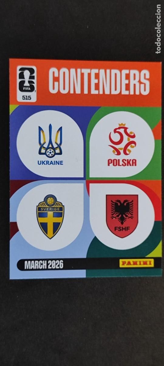 Cromos de F&uacute;tbol: ADRENALYN XL FIFA WORLD CUP 2026 CARD CONTENDERS # 515 PANINI