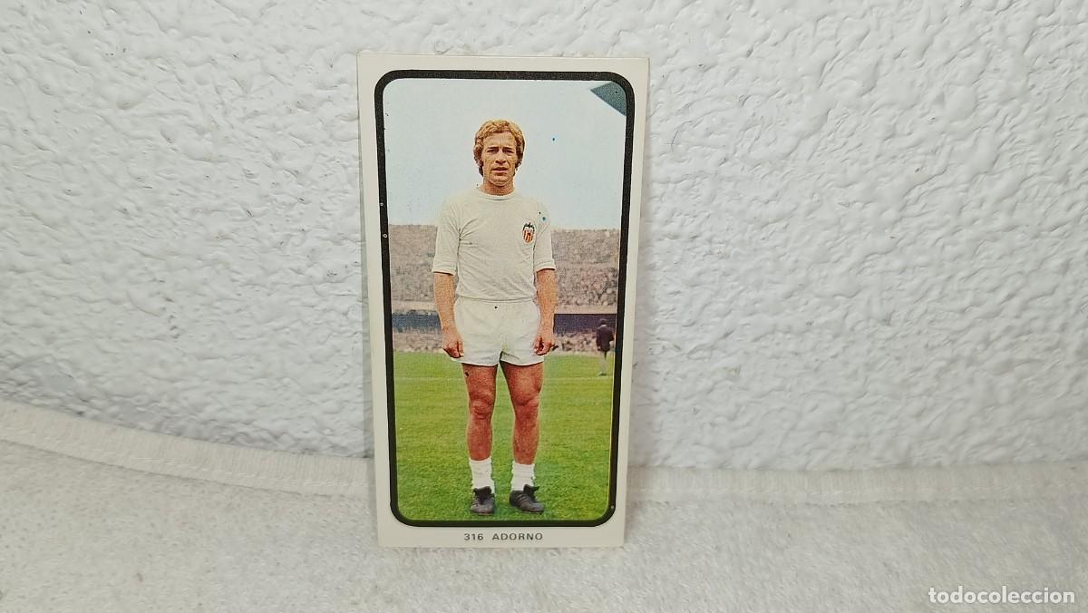 Cromos de F&uacute;tbol: ANTIGUO CROMO N&ordm; 316 ADORNO VALENCIA C.F RUIZ ROMERO CAMPEONATOS NACIONALES FUTBOL 1973 - 74 SIN P