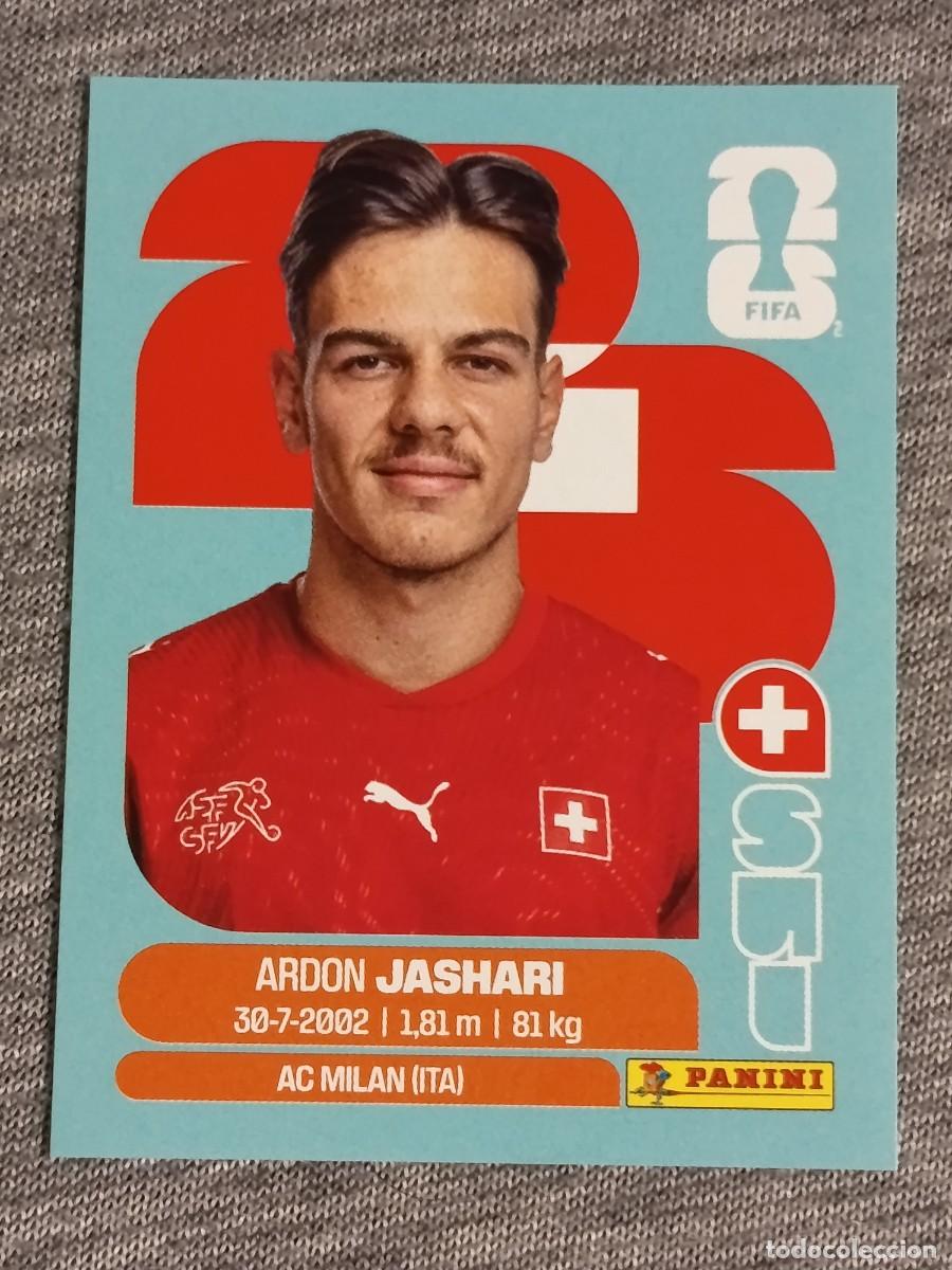 Cromos de F&uacute;tbol: JASHARI SUI 14 STICKER MUNDIAL 2026 PANINI FIFA WORLD CUP NUEVO