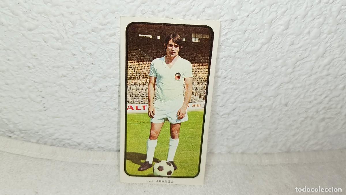 Cromos de F&uacute;tbol: ANTIGUO CROMO N&ordm; 320 ARANGO VALENCIA C.F RUIZ ROMERO CAMPEONATOS NACIONALES FUTBOL 1973 - 74 SIN P