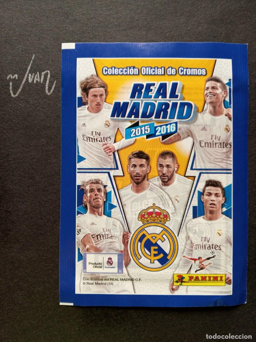 Cromos de Futebol: SOBRE SIN ABRIR ⚽ PANINI &reg; COLECCION OFICIAL REAL MADRID 2015 2016 15 16 CRISTIANO RONALDO ? BENZEMA