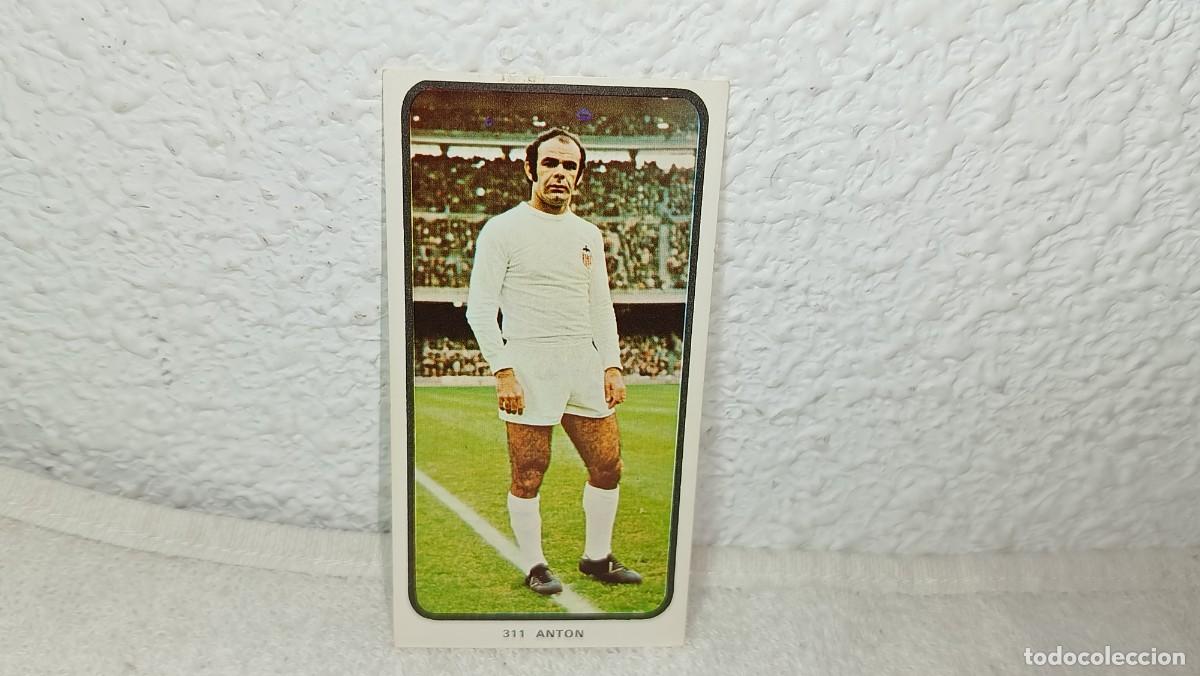 Cromos de F&uacute;tbol: ANTIGUO CROMO N&ordm; 311 ANTON VALENCIA C.F RUIZ ROMERO CAMPEONATOS NACIONALES FUTBOL 1973 - 74 SIN P