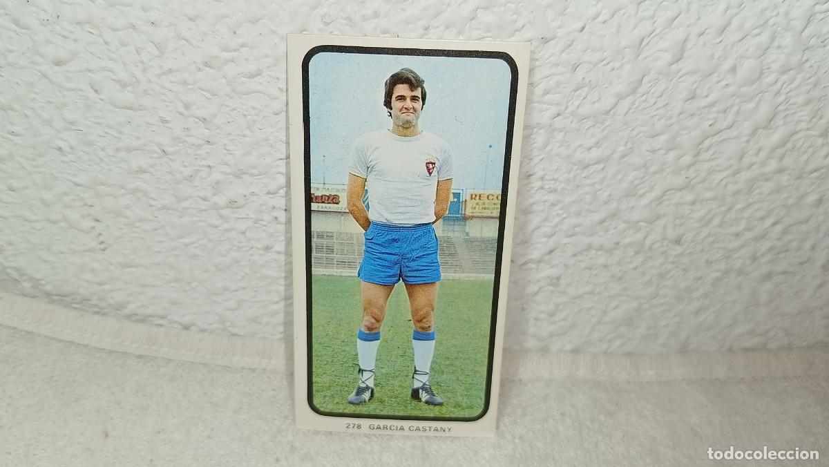 Cromos de F&uacute;tbol: ANTIGUO CROMO N&ordm; 278 GARCIA REAL ZARAGOZA RUIZ ROMERO CAMPEONATOS NACIONALES FUTBOL 1973 - 74 SIN P