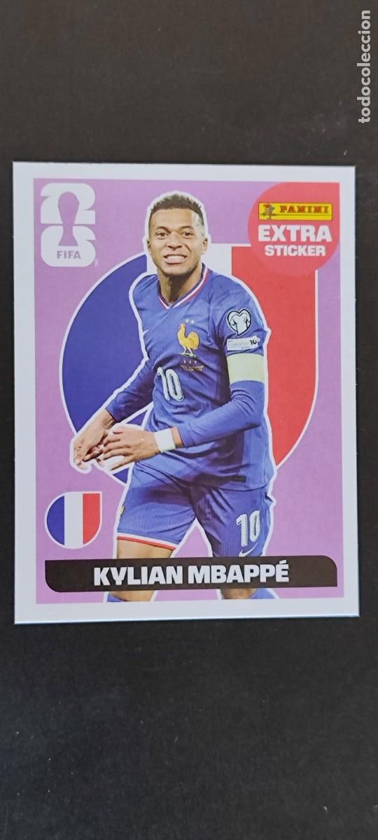 Cartes &agrave; collectionner de Football: FIFA WORLD CUP 2026 STICKER (EXTRA STICKER) MBAPPE FRANCIA # PANINI