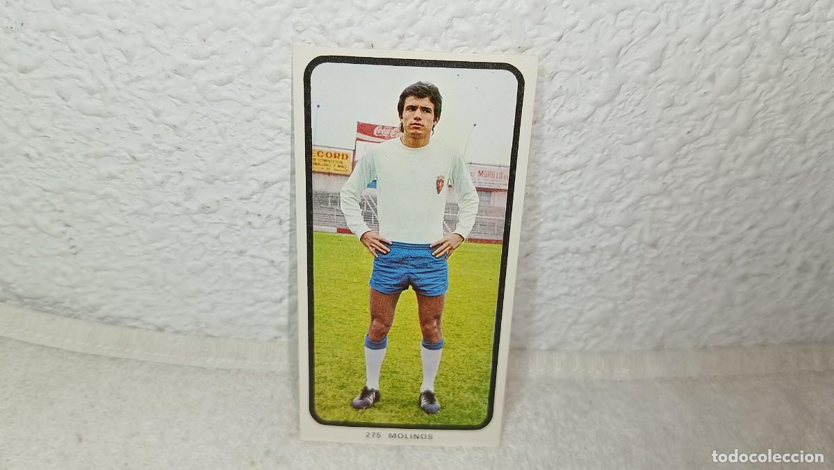 Cromos de F&uacute;tbol: ANTIGUO CROMO N&ordm; 275 MOLINOS REAL ZARAGOZA RUIZ ROMERO CAMPEONATOS NACIONALES FUTBOL 1973 - 74 SIN P