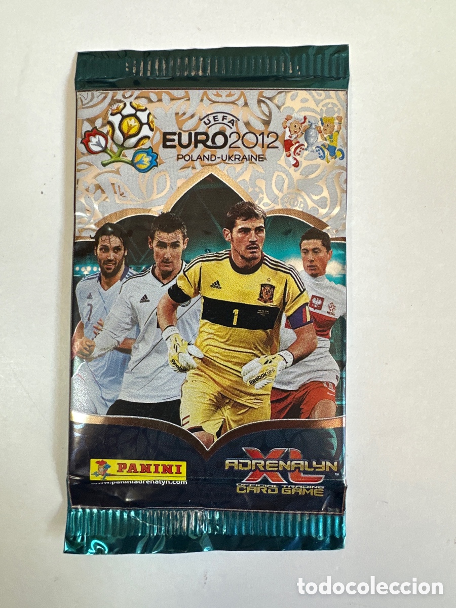 Cartes &agrave; collectionner de Football: SOBRE SIN ABRIR(MODELO 1) ADRENALYN EURO 2012 POLAND-UKRAINE PANINI TRADING CARDS