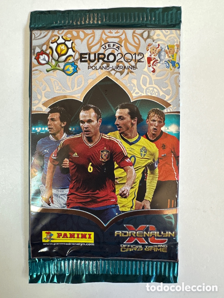 Cartes &agrave; collectionner de Football: SOBRE SIN ABRIR(MODELO 2) ADRENALYN EURO 2012 POLAND-UKRAINE PANINI TRADING CARDS