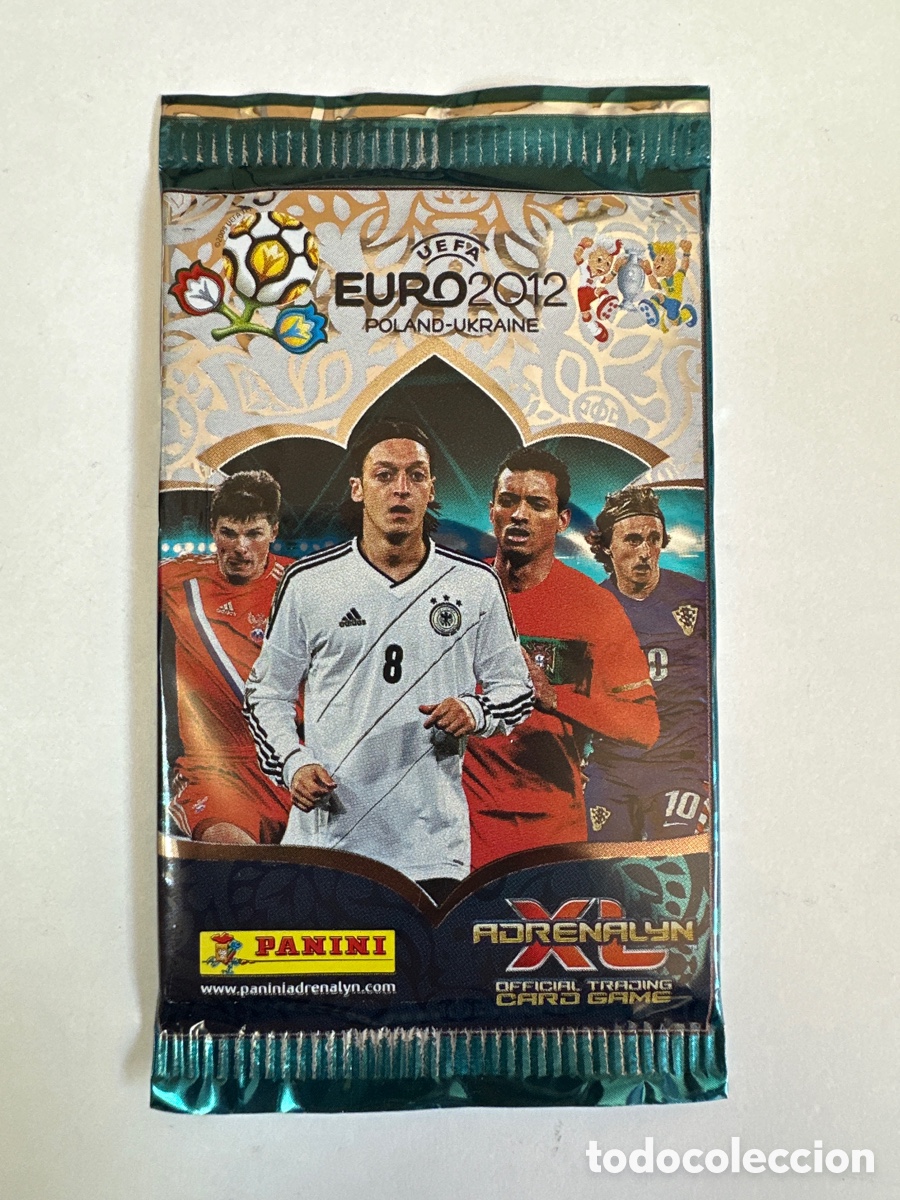 Cartes &agrave; collectionner de Football: SOBRE SIN ABRIR(MODELO 3) ADRENALYN EURO 2012 POLAND-UKRAINE PANINI TRADING CARDS