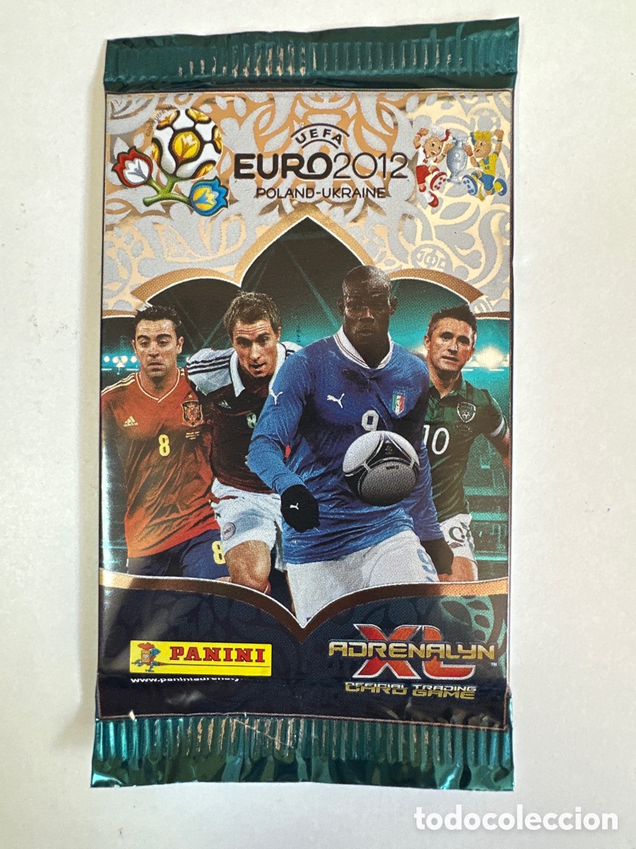Cartes &agrave; collectionner de Football: SOBRE SIN ABRIR(MODELO 4) ADRENALYN EURO 2012 POLAND-UKRAINE PANINI TRADING CARDS