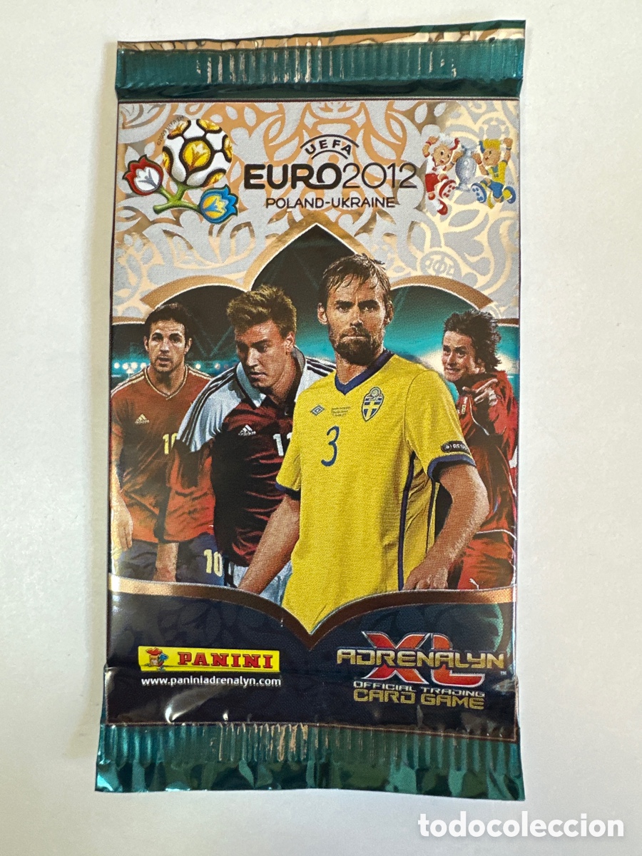 Cartes &agrave; collectionner de Football: SOBRE SIN ABRIR(MODELO 5) ADRENALYN EURO 2012 POLAND-UKRAINE PANINI TRADING CARDS