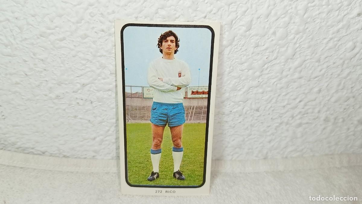 Cromos de F&uacute;tbol: ANTIGUO CROMO N&ordm; 272 RICO REAL ZARAGOZA RUIZ ROMERO CAMPEONATOS NACIONALES FUTBOL 1973 - 74 SIN P