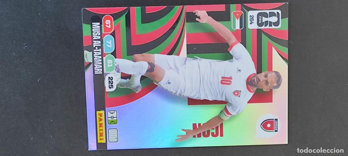 Cromos de F&uacute;tbol: ADRENALYN XL FIFA WORLD CUP 2026 CARD ICON AL-TAAMARI JORDANIA # 264 PANINI