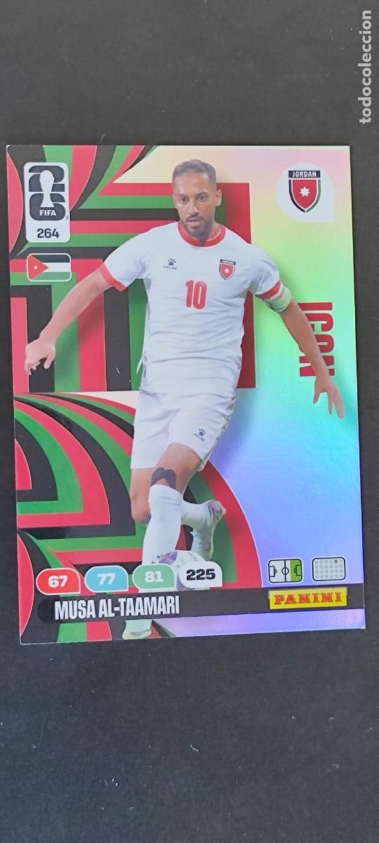 Cartes &agrave; collectionner de Football: ADRENALYN XL FIFA WORLD CUP 2026 CARD ICON AL-TAAMARI JORDANIA # 264 PANINI