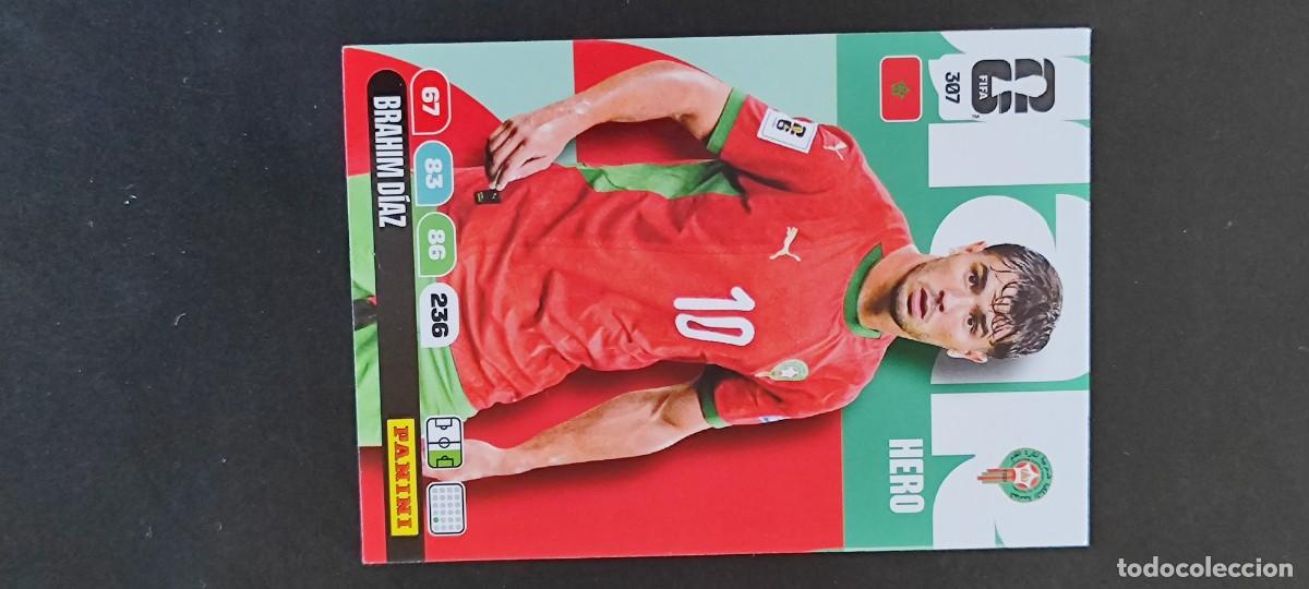 Figurine di Calcio: ADRENALYN XL FIFA WORLD CUP 2026 CARD HERO BRAHIM DIAZ MARRUECOS # 307 PANINI