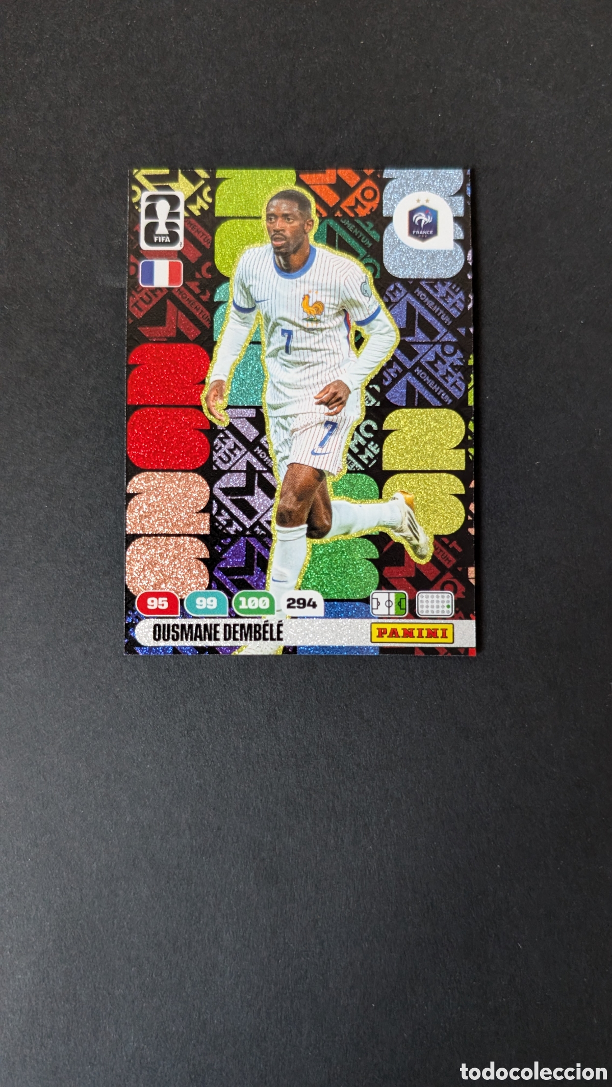 Cromos de F&uacute;tbol: DEMBELE FRANCIA MOMENTUM ADRENALYN XL FIFA WORLD CUP 2026 26 USA PANINI