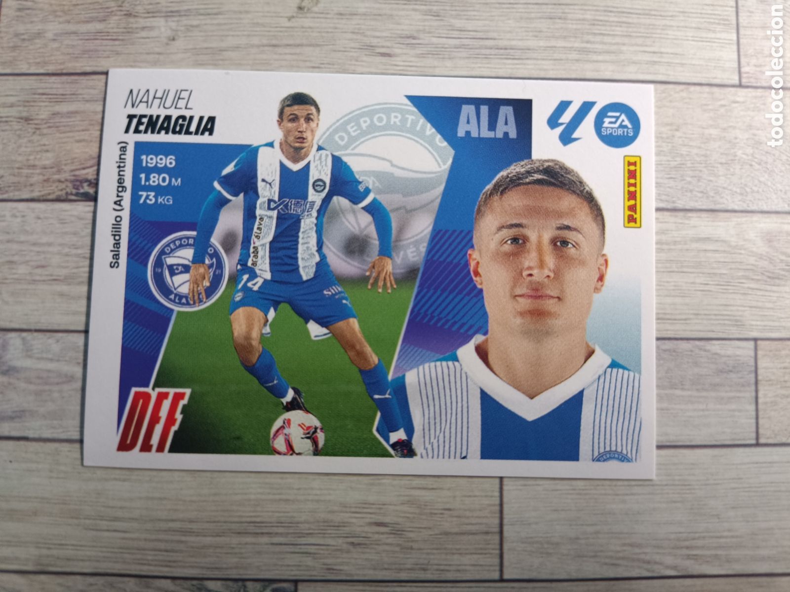 Cromos de F&uacute;tbol: 5 TENAGLIA ALAVES LIGA ESTE 2025 2026 PANINI 25 26 SIN PEGAR