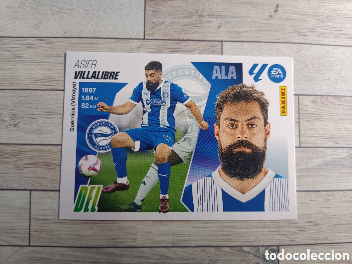 Cromos de F&uacute;tbol: 20 VILLALIBRE ALAVES LIGA ESTE 2025 2026 PANINI 25 26 SIN PEGAR