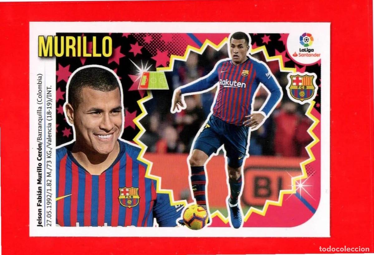 Cromos de F&uacute;tbol: 5 Murillo - F.C. BARCELONA - MERCADO de INVIERNO - Liga Este 2018 2019 18 19