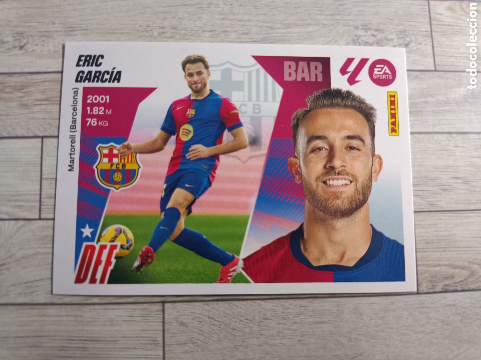 Figurine di Calcio: 9A ERIC GARCIA BARCELONA 9 A LIGA ESTE 2025 2026 PANINI 25 26 SIN PEGAR